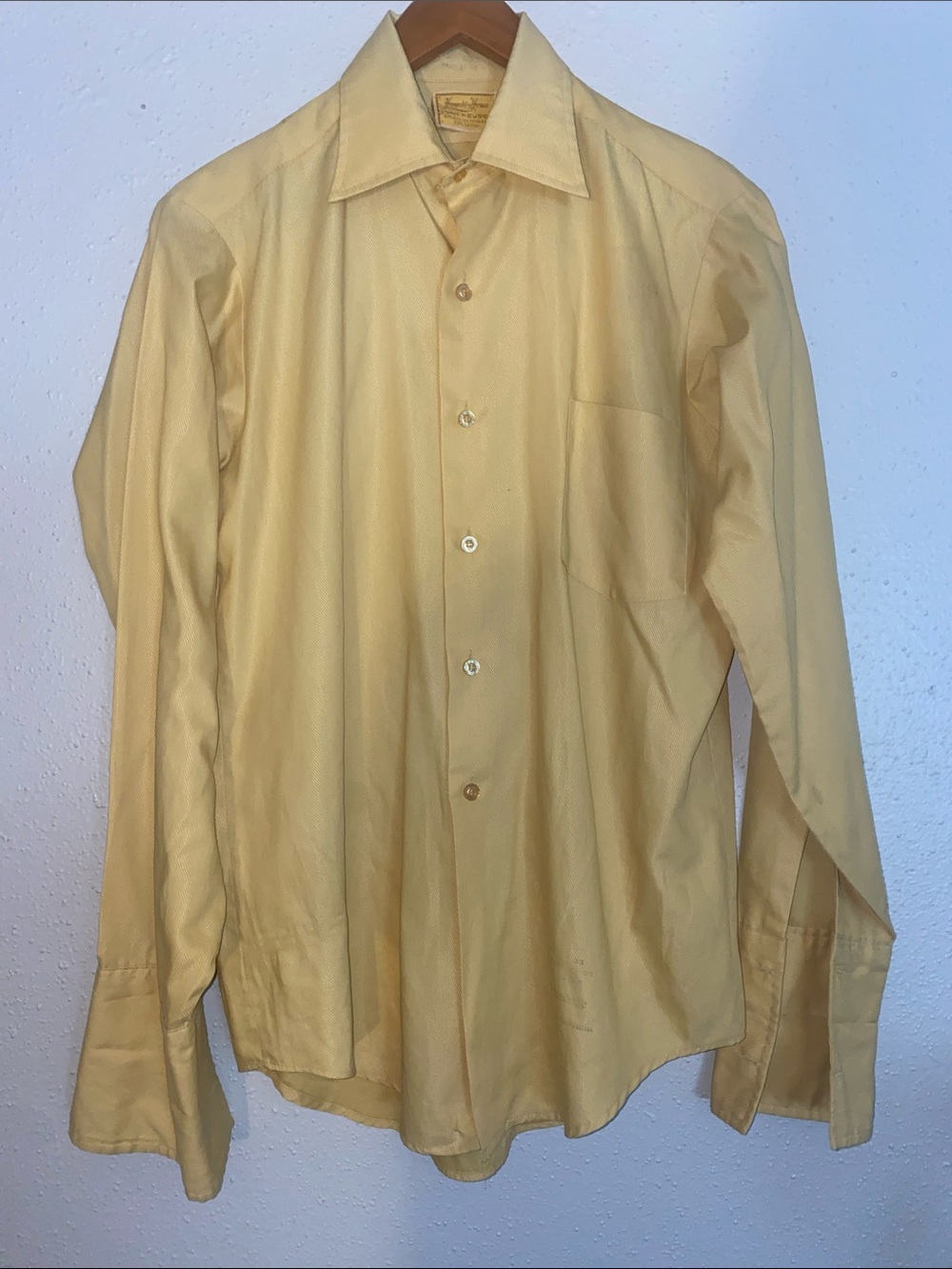 Vengeance, Hampshire House, Van Halen Unisex, yellow, long sleeve button up